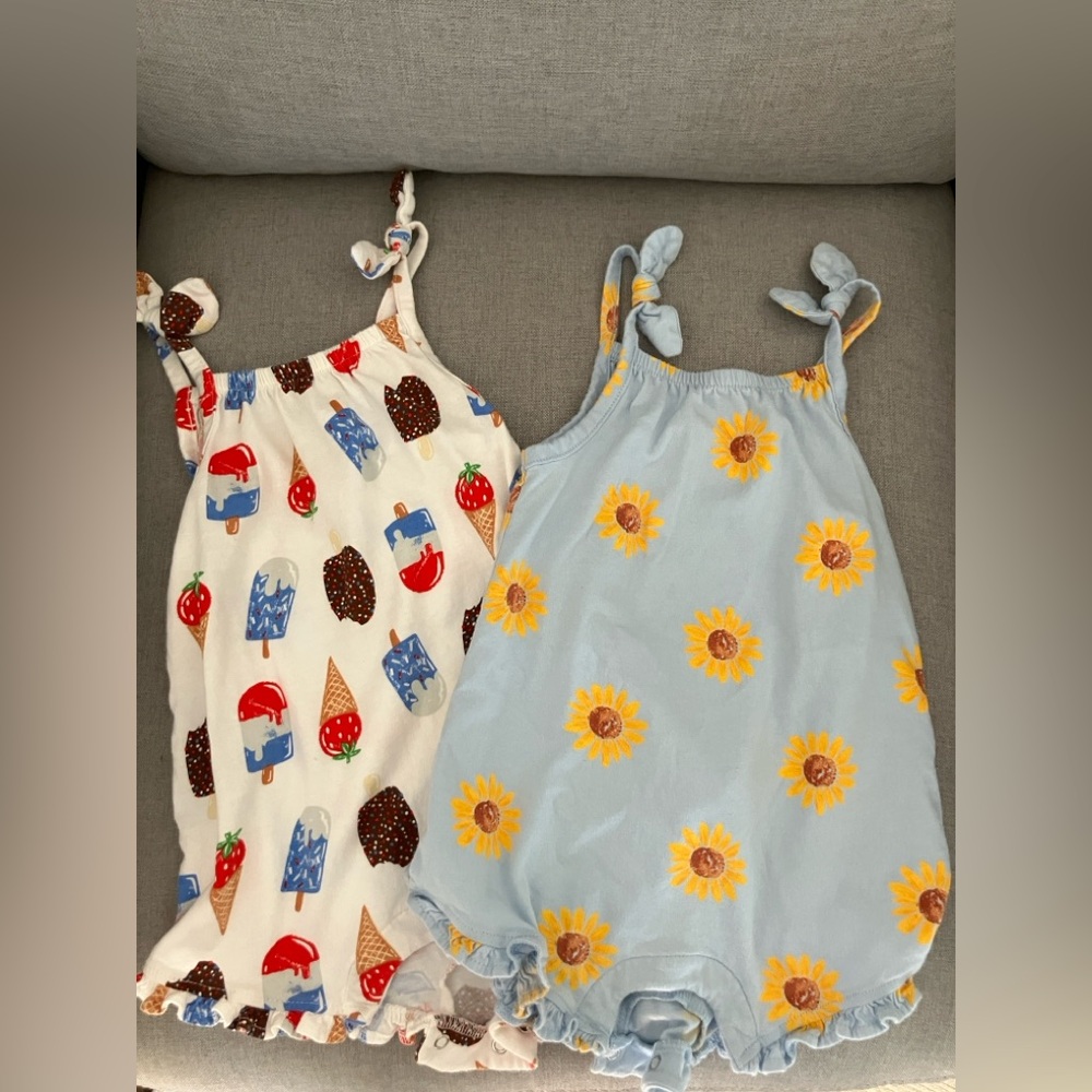 Old Navy Rompers with Colorful Prints